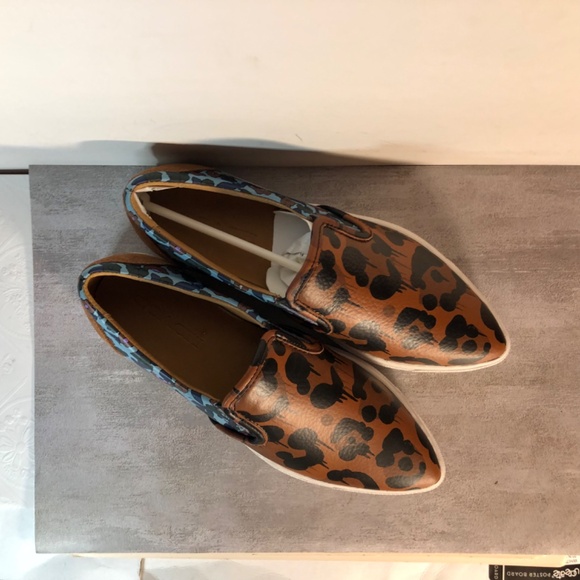 New ! Coach Wildebeest Nappa Slip on Sneakers/loafers leather sz 7 b - Picture 6 of 16